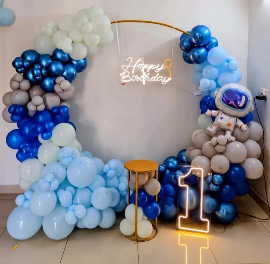 Space Decoration With Astronaut 1 Year